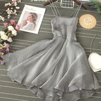 SP1881,Cute Homecoming Dresses,Spaghetti Straps Chiffon Mini Prom Dress - Thumbnail 1