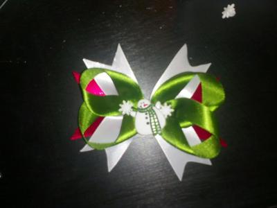 Snowman Bow