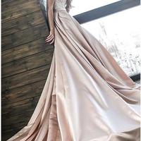 Chic Satin Prom Dresses Off the Shoulder Cheap Lace Sweetheart Wedding Dress,605 - Thumbnail 1