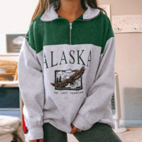 Free Shipping-ALASKA HALF ZIP PULLOVER - Thumbnail 1