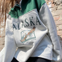 Free Shipping-ALASKA HALF ZIP PULLOVER - Thumbnail 2