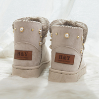 Winter Women Fur Snow Boots New Casual  - Thumbnail 2