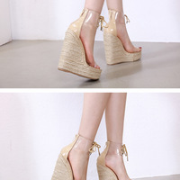 Ankle Strap Sandals Comfortable Slippers Ladies  - Thumbnail 6