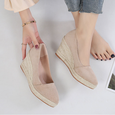Spring and autumn new style splicing high thick