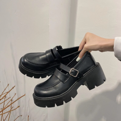 Spring autumn new leather pumps shoes 