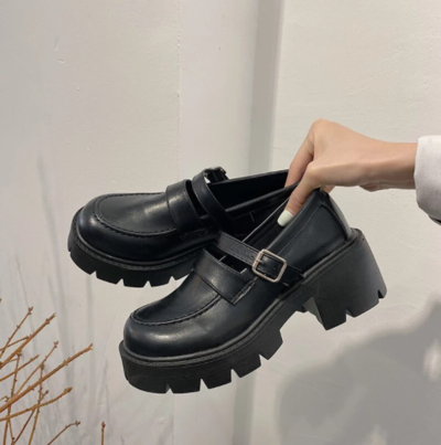 Spring Autumn New Leather Pumps Shoes 