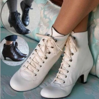  fashion women autumn ankle boots solid flock
