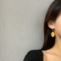 Earrings Lovely Lemon Fruit Han Edition Style - Thumbnail 1