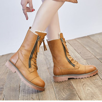 Warm Winter Snow Boots Female Booties - Thumbnail 2