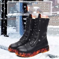 Warm Winter Snow Boots Female Booties - Thumbnail 3