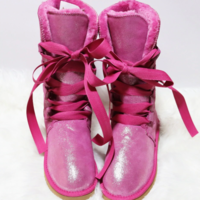 Waterproof High Boots Lace Up Woman Winter  - Thumbnail 3