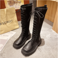  Goth High Heels Knee Length Platform Shoes  - Thumbnail 3