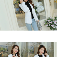  Spring Autumn Fashion Single Button Blaser - Thumbnail 5