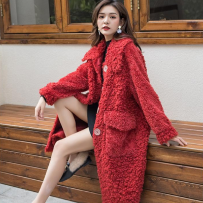 Women's fur jacket new winter warm fashion 