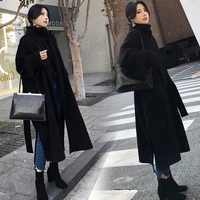 Elegant Wool Blend Women Korean Style - Thumbnail 2