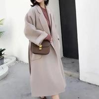 Elegant Wool Blend Women Korean Style - Thumbnail 3