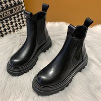 Autumn Winter Chelsea Boots Women Platform - Thumbnail 7
