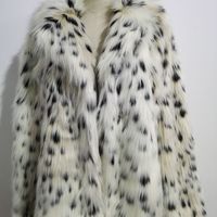  Cat Leopard Fur Jacket Long Sleeve Furry - Thumbnail 5
