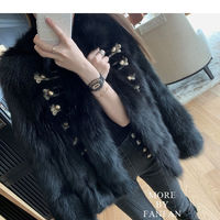 Coat Women's Winter Double Breasted Overcoat - Thumbnail 6