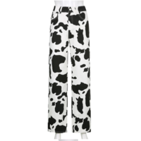  Cow Printed Jeans High Waist Streetwear Denim - Thumbnail 2