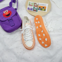  Canvas Vulcanized Shoes Flats Students Footwear  - Thumbnail 2