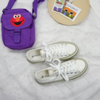  Canvas Vulcanized Shoes Flats Students Footwear  - Thumbnail 4