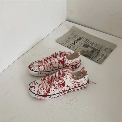  hand painted graffiti bloodstain flats - Thumbnail 1