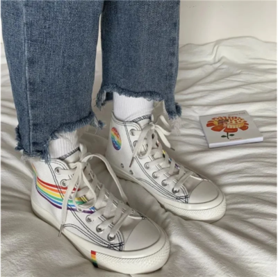  Fashion Non-slip Color Bottom Lady Sneakers