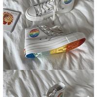  Fashion Non-slip Color Bottom Lady Sneakers - Thumbnail 3