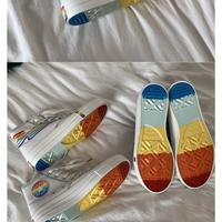  Fashion Non-slip Color Bottom Lady Sneakers - Thumbnail 4