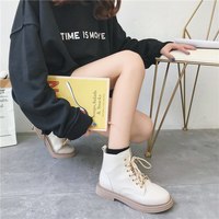Autumn Winter Warm College Wind Lace Up - Thumbnail 1