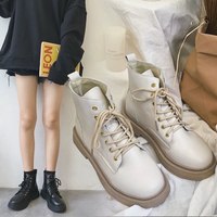 Autumn Winter Warm College Wind Lace Up - Thumbnail 3