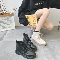 Autumn Winter Warm College Wind Lace Up - Thumbnail 4