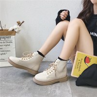 Autumn Winter Warm College Wind Lace Up - Thumbnail 6