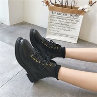 Autumn Winter Warm College Wind Lace Up - Thumbnail 7