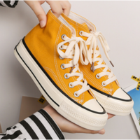 High Top Women Canvas Shoes Fashion - Thumbnail 7