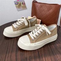 Korean Spring Casual Basket Flat Tennis - Thumbnail 1