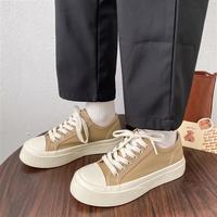Korean Spring Casual Basket Flat Tennis - Thumbnail 3