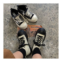 Ladies Platform Lace-Up White Sneaker - Thumbnail 3