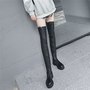  Lace Up Strappy Over The Knee High Motorcycle Boots-1