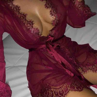 Women's sexy lace suit