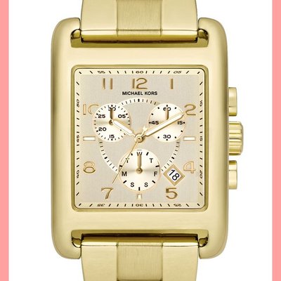  michael kors davenport gold tone chronograph  style #:mk5436