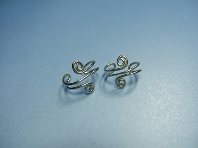 Two Mini Sterling Silver Ear Cuffs