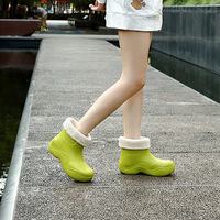 Harajuku Fleece Rain Boots - Thumbnail 1
