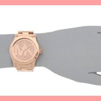 MICHAEL KORS OVERSIZED ROSE GOLD RUNWAY LADIES WATCH 3-HAND GLITZ  #MK5661 - Thumbnail 4