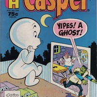 Casper #228 custom painted cover + comic book! - Thumbnail 1