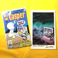 Casper #228 custom painted cover + comic book! - Thumbnail 2