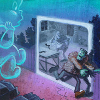 Casper #228 custom painted cover + comic book! - Thumbnail 3