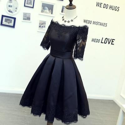 Short sleeve homecoming dress,short prom dress - Thumbnail 2