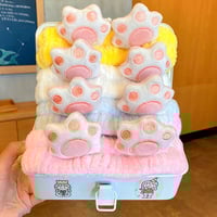 New sweet cartoon cat paw hair band cute face wash makeup headband - Thumbnail 1